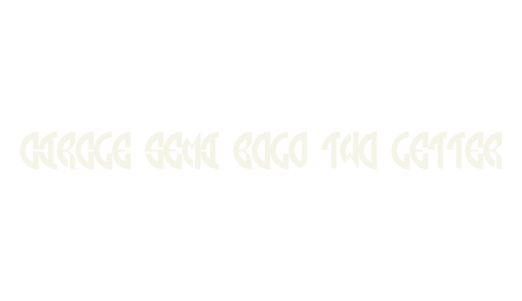 Circle Semi Bold Two Letter, monogram font preview