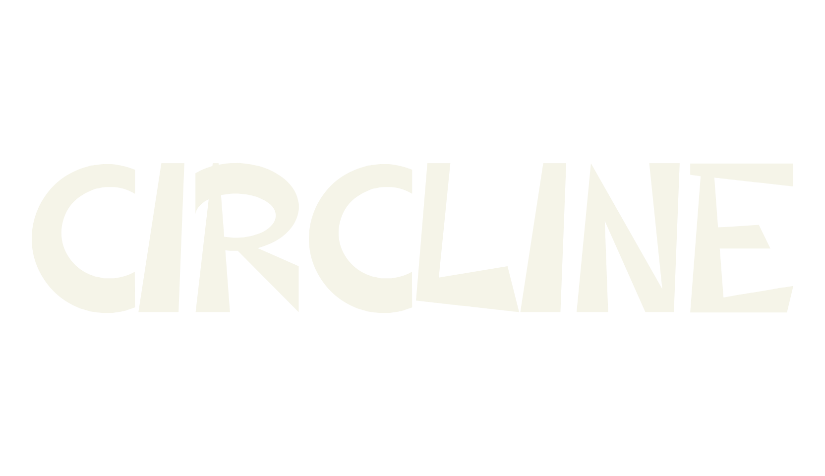 CIRCLINE, chopsticks font preview