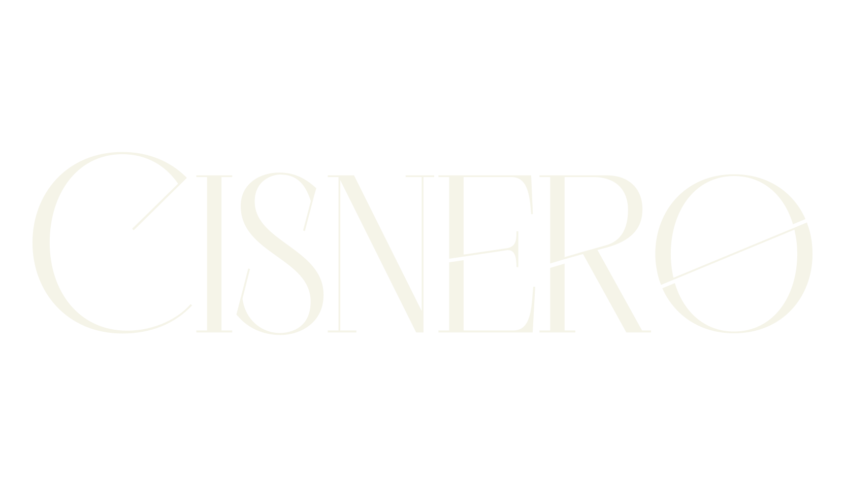 Cisnero, serif font preview