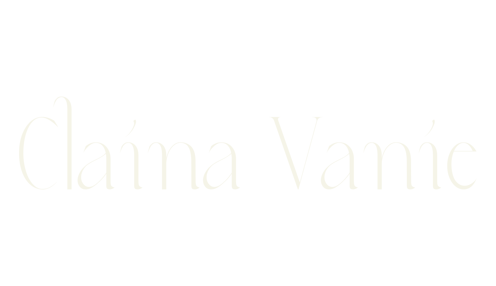 Claina Vanie, artistic font preview