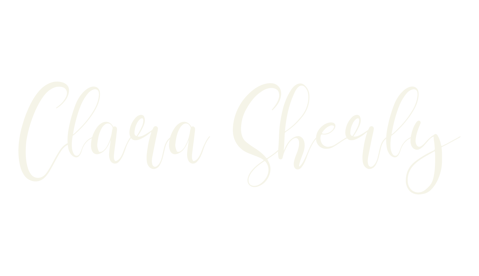 Clara Sherly, script font preview