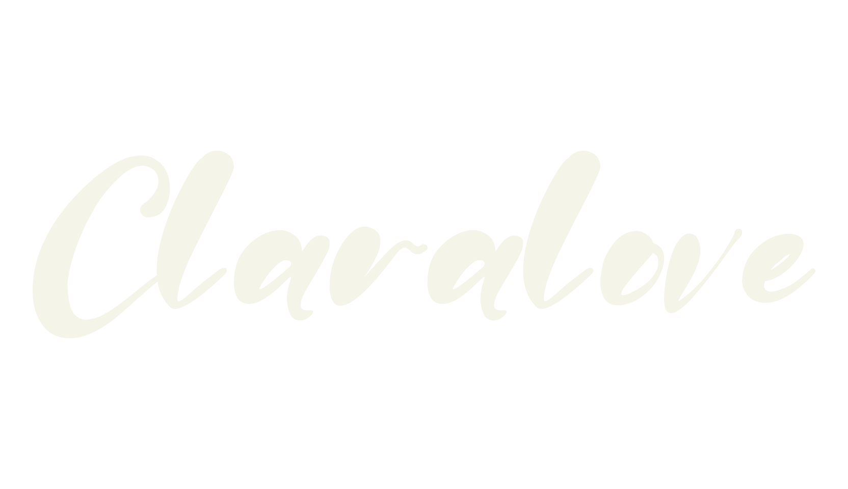 Claralove, fashion sign font preview