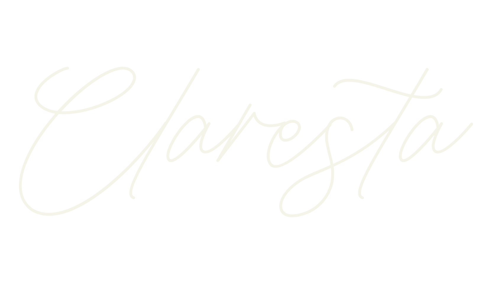 Claresta, signature font preview