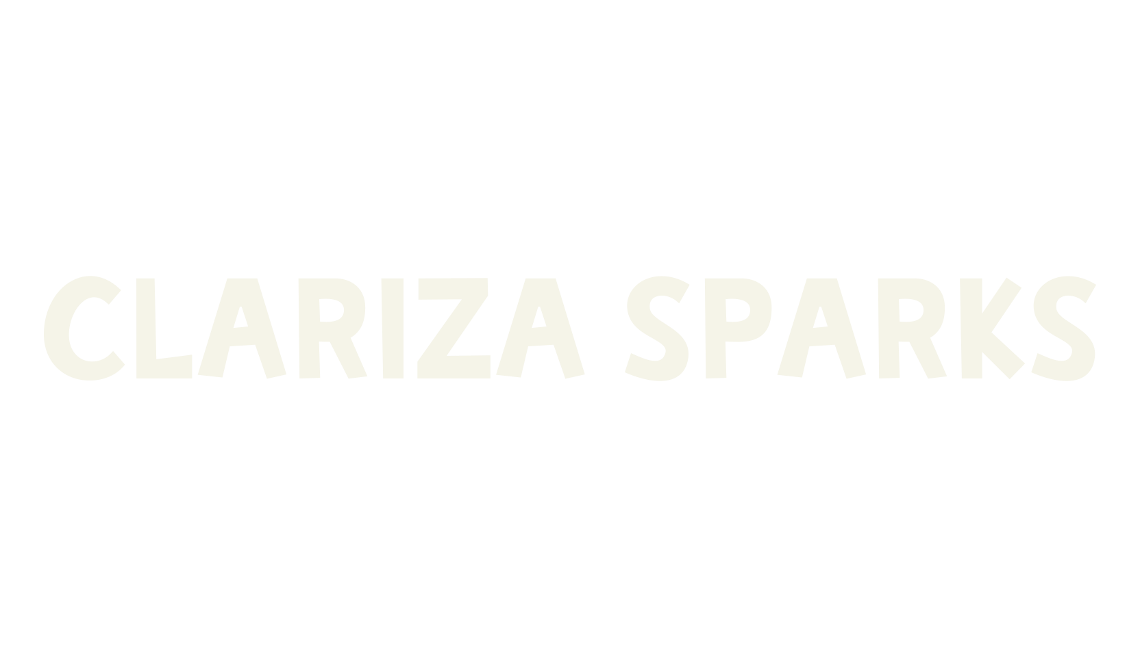 Clariza Sparks, shadow font preview