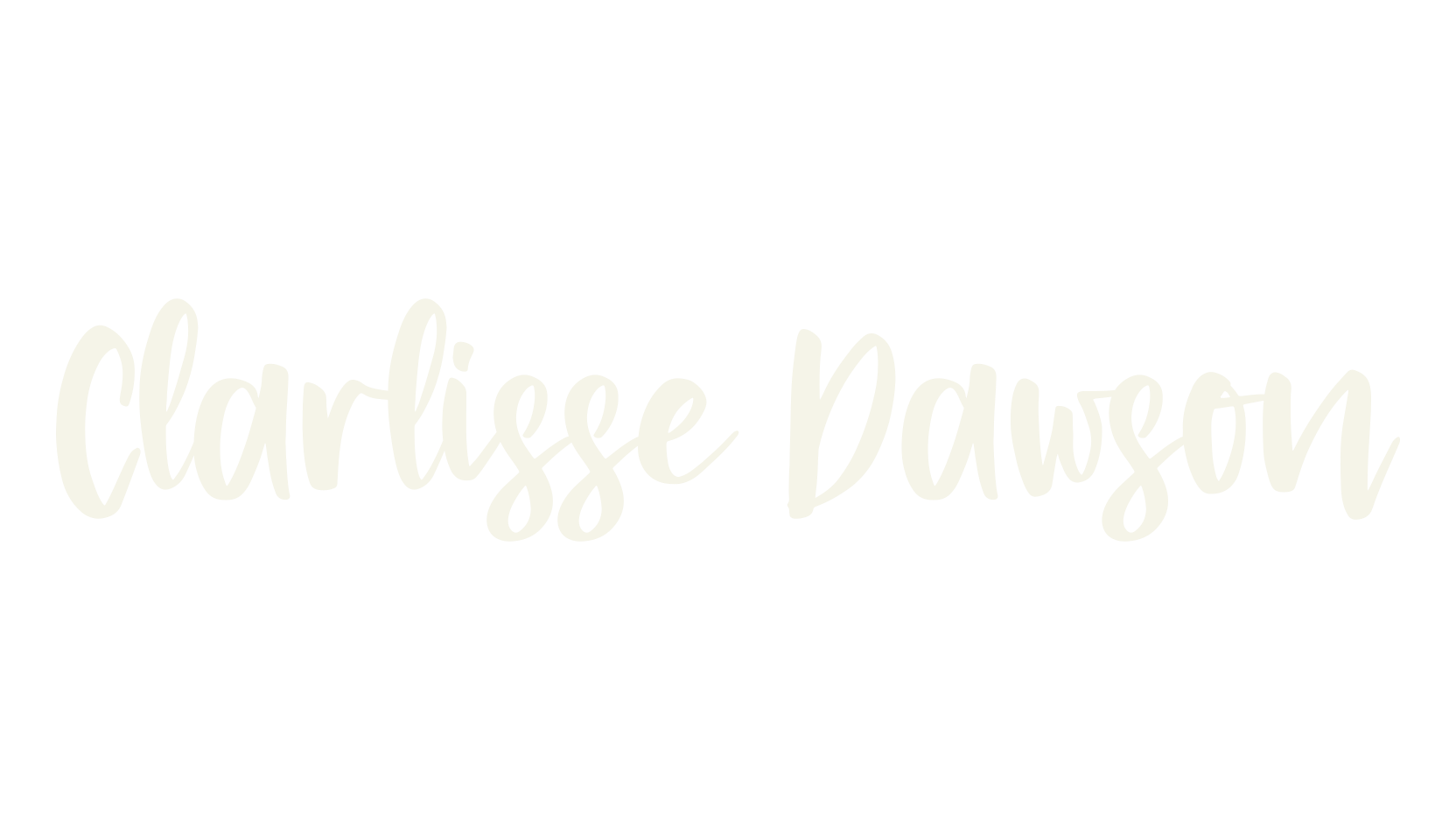 Clarlisse Dawson, handwriting font preview