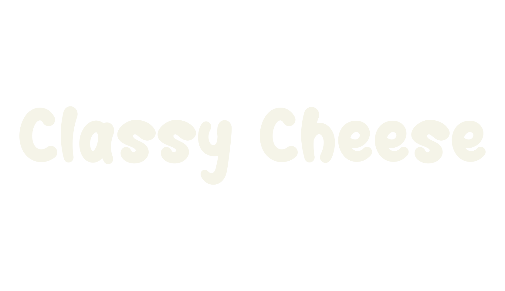 Classy Cheese, fun font preview