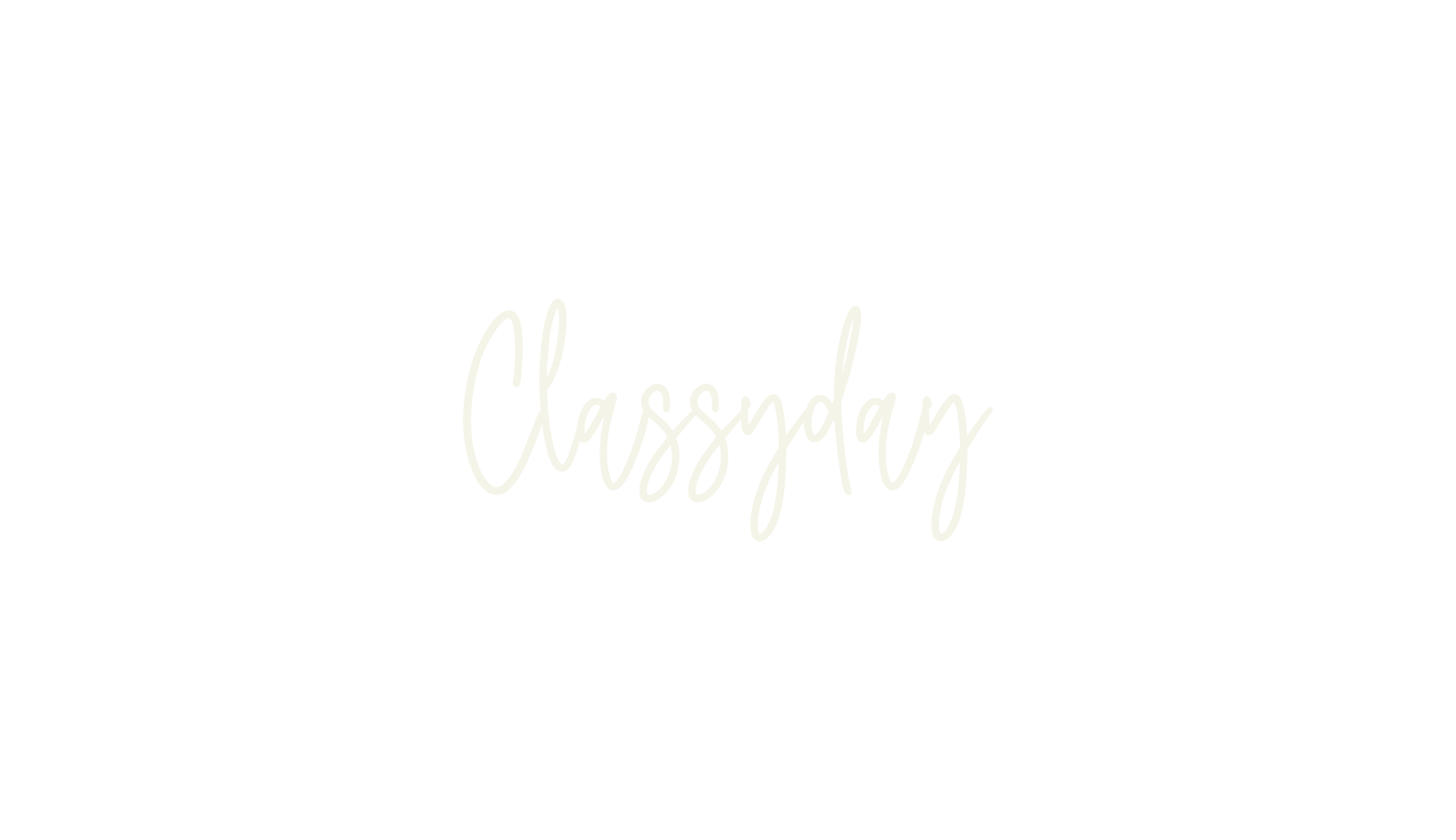 Classyday, fashion script font preview