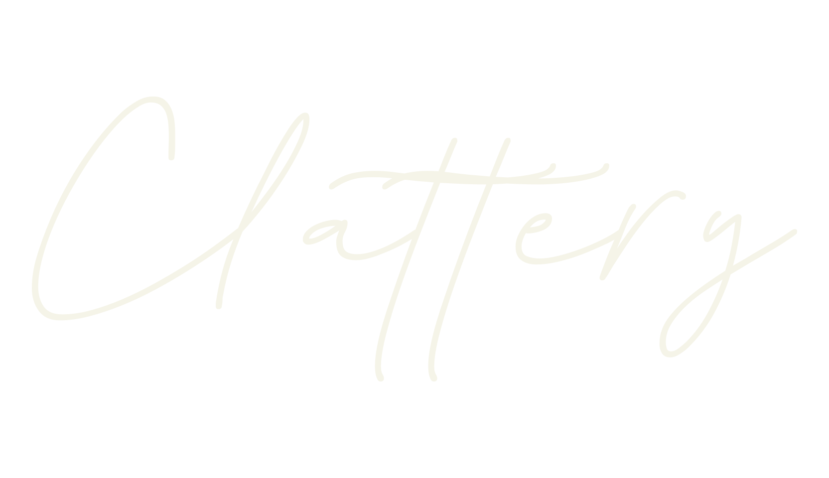 Clattery, fashion script font preview