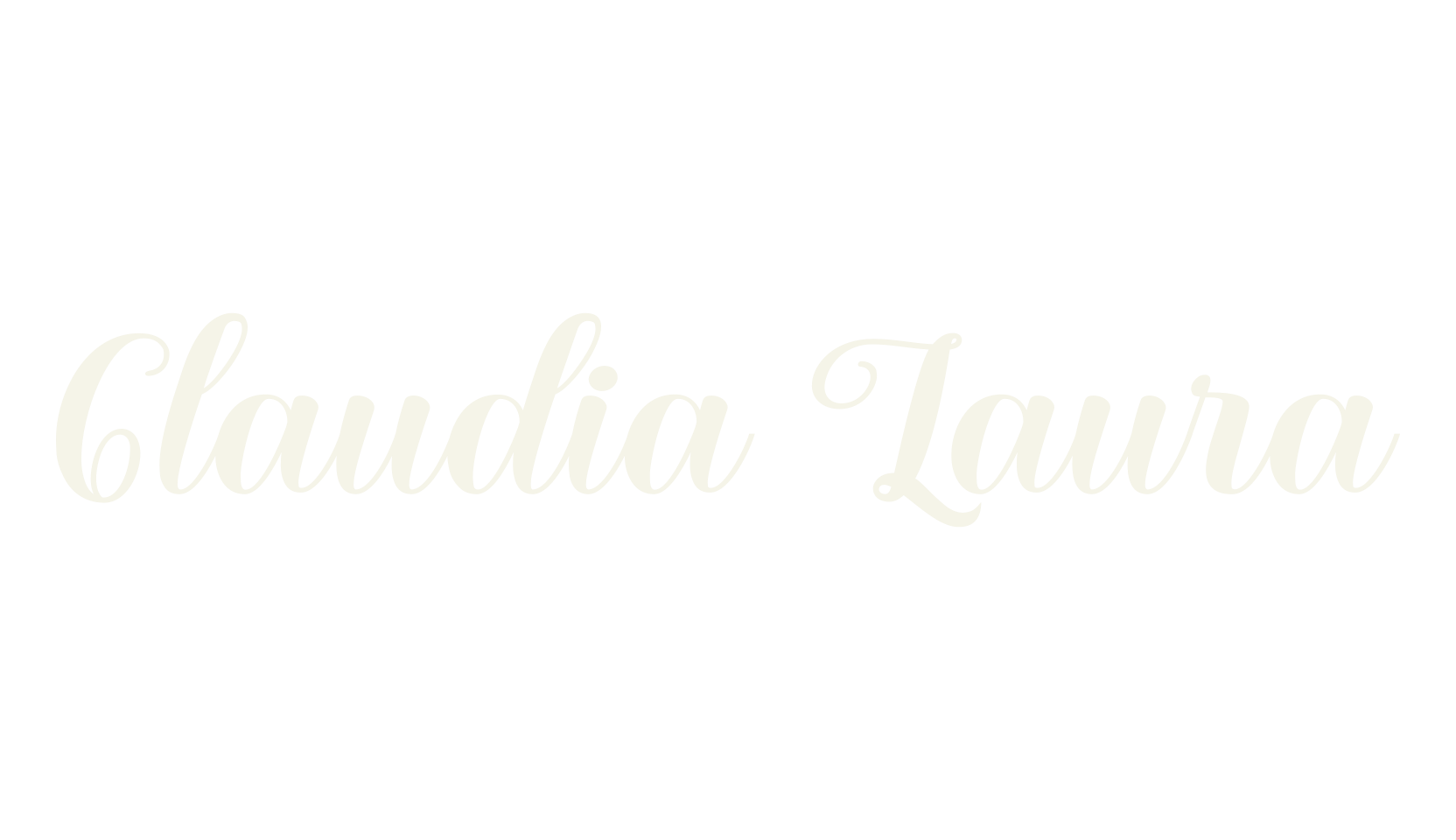 Claudia Laura, calligraphy font preview