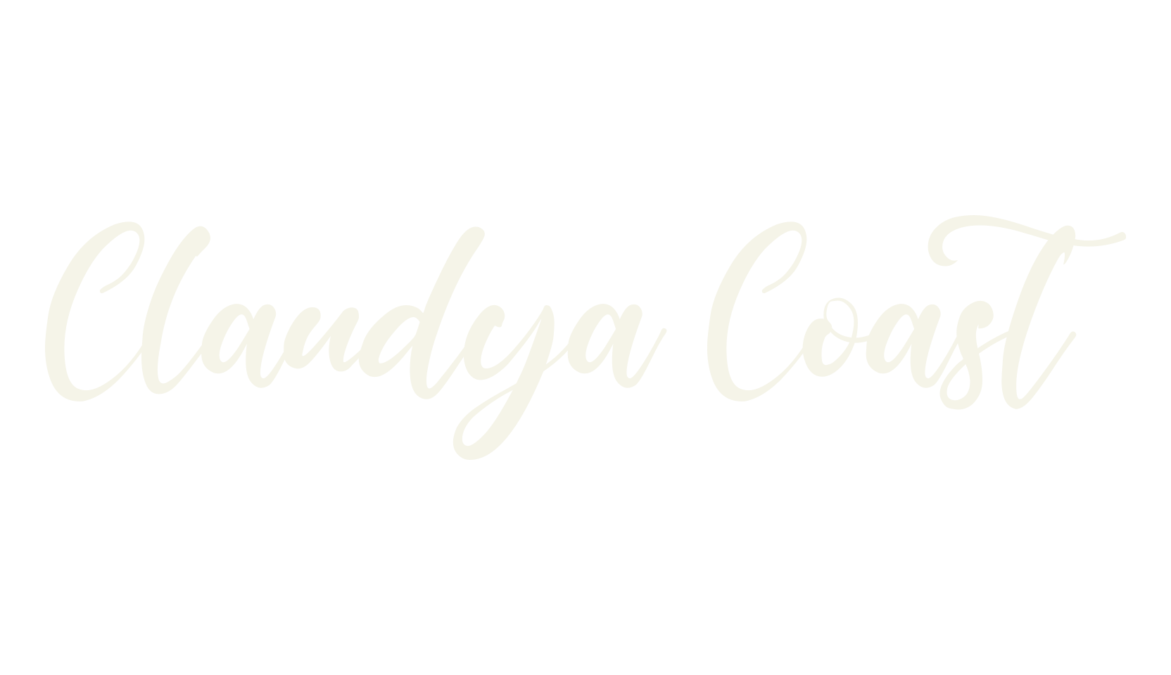Claudya Coast, fashion script font preview
