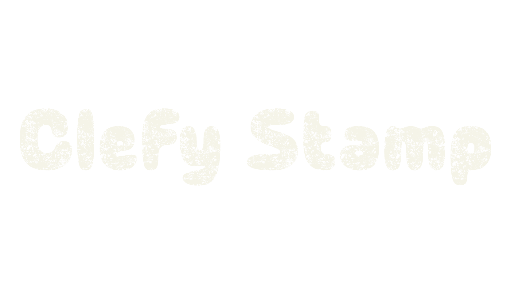 Clefy Stamp, bold font preview