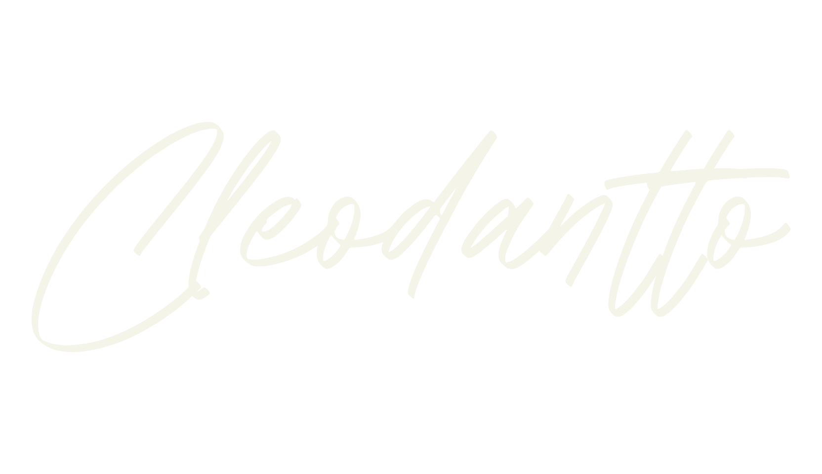 Cleodantto, script font preview