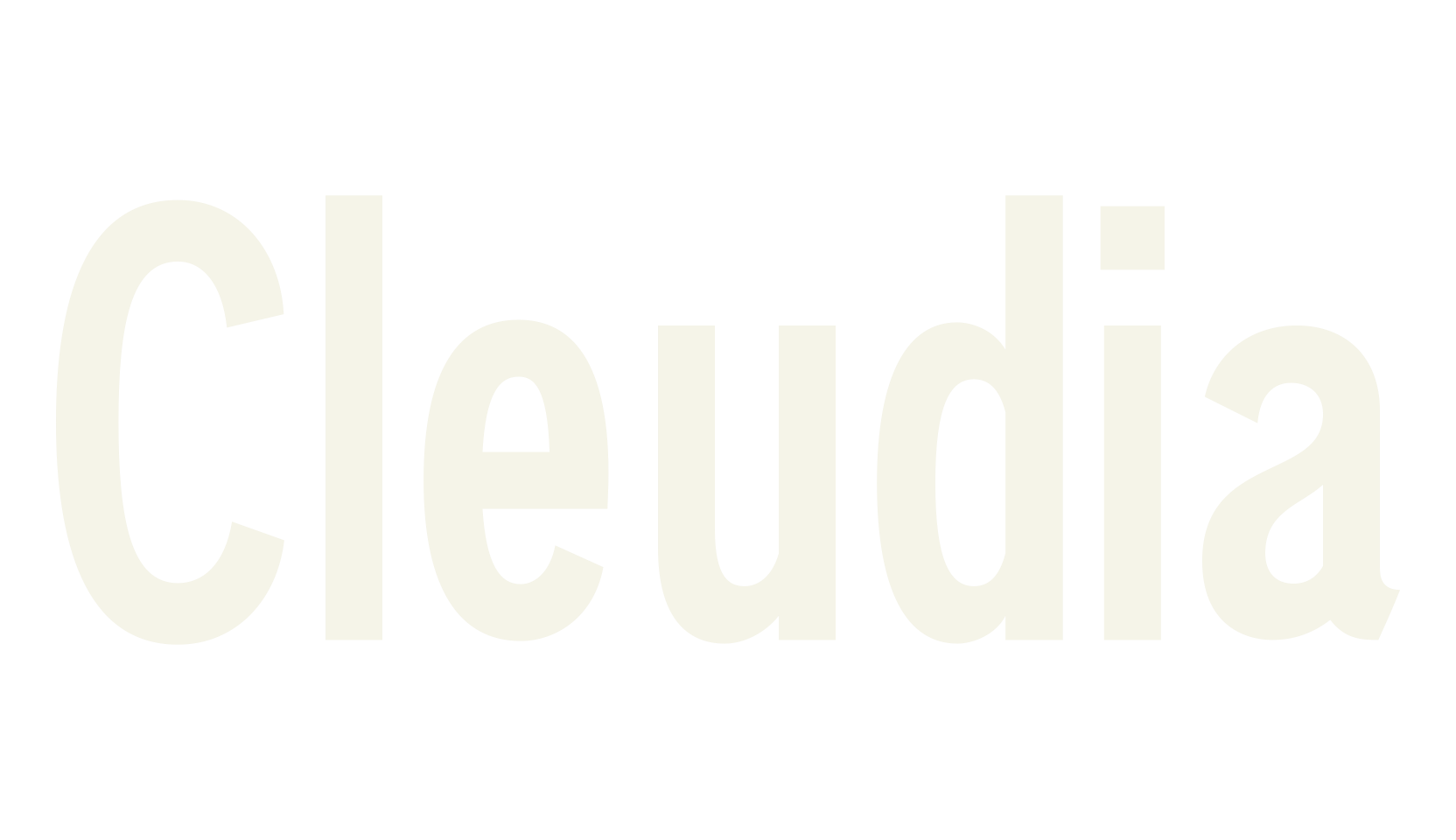 Cleudia, serif font preview
