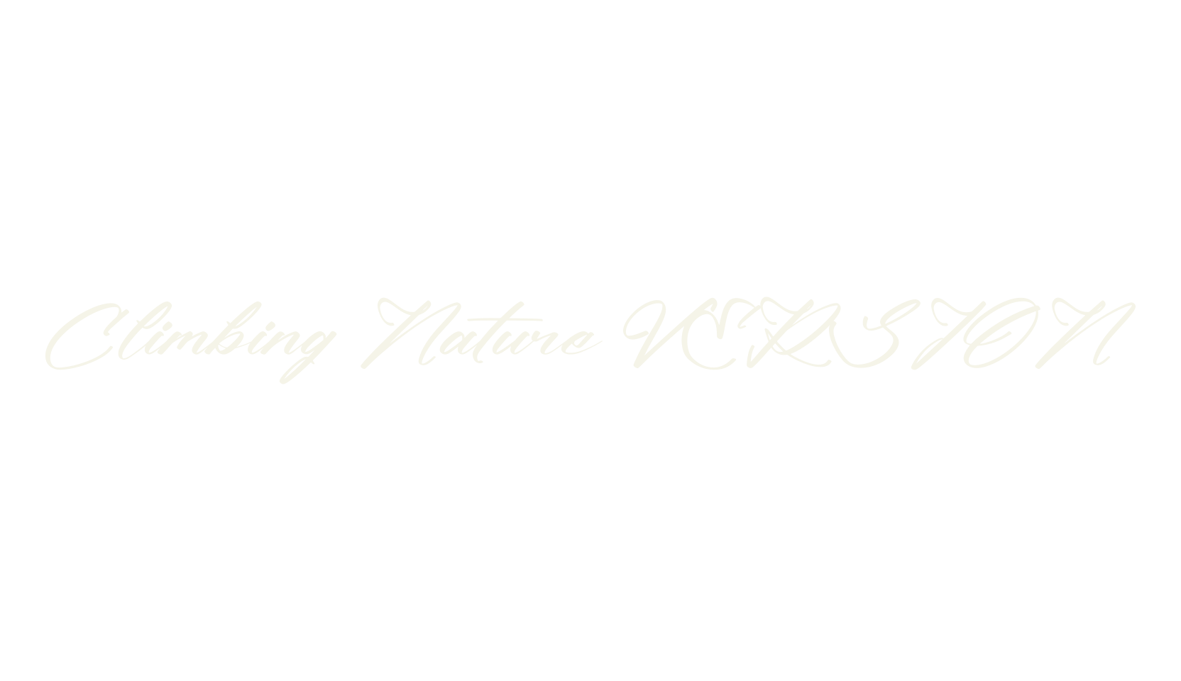 Climbing Nature VERSION, script font preview
