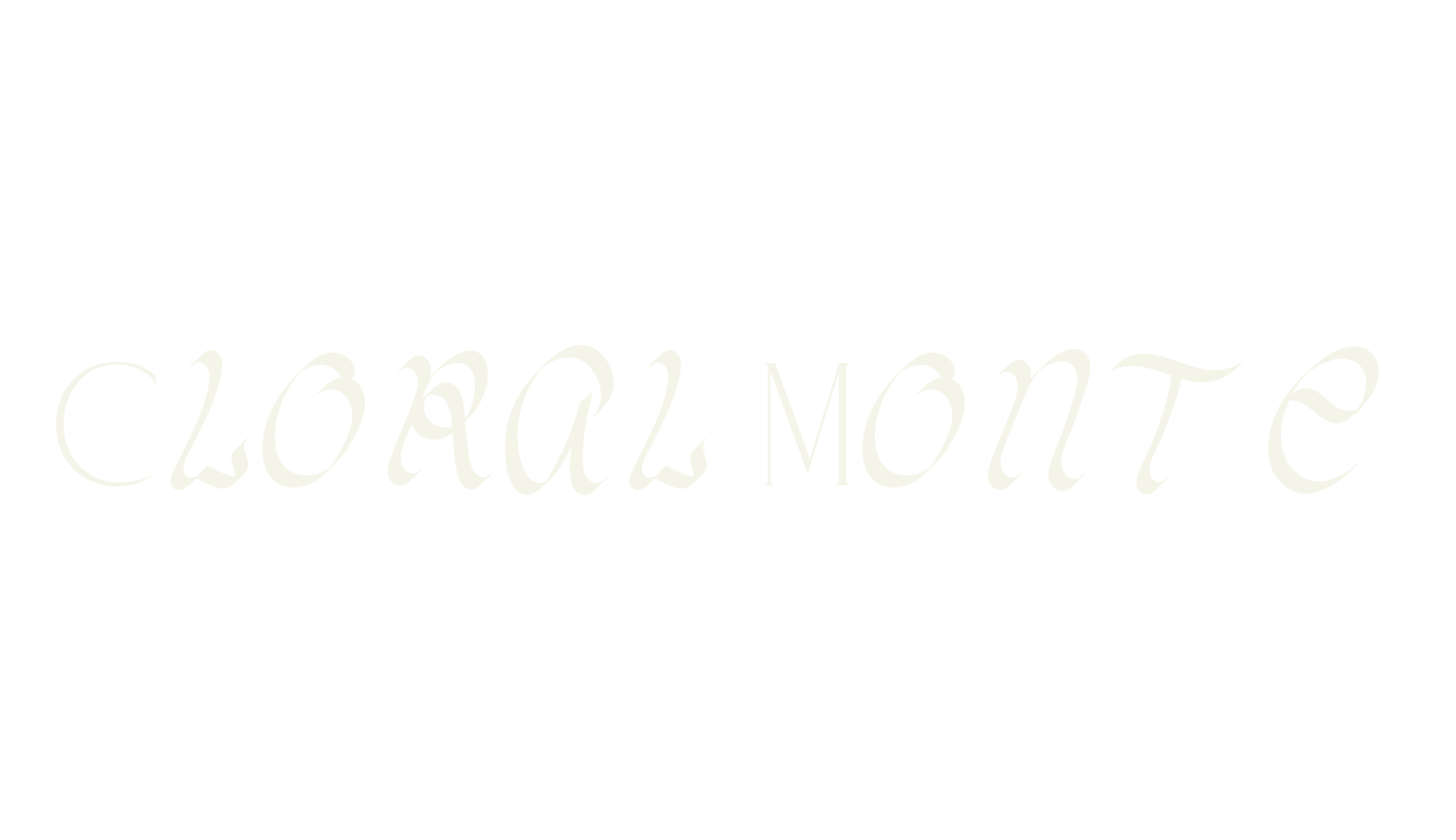 Cloral Monte, serif font preview
