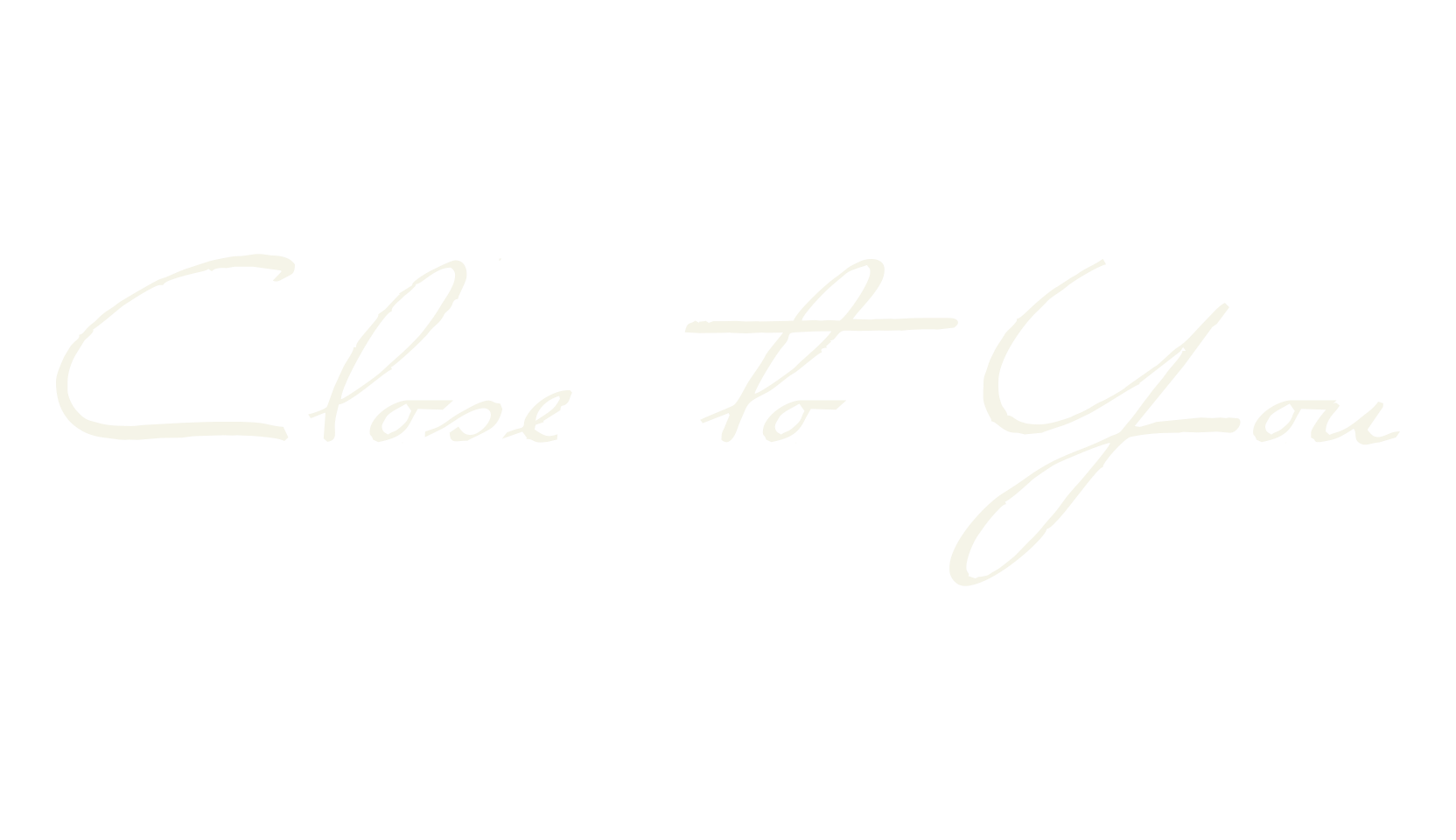 Close to You, fashion script font preview