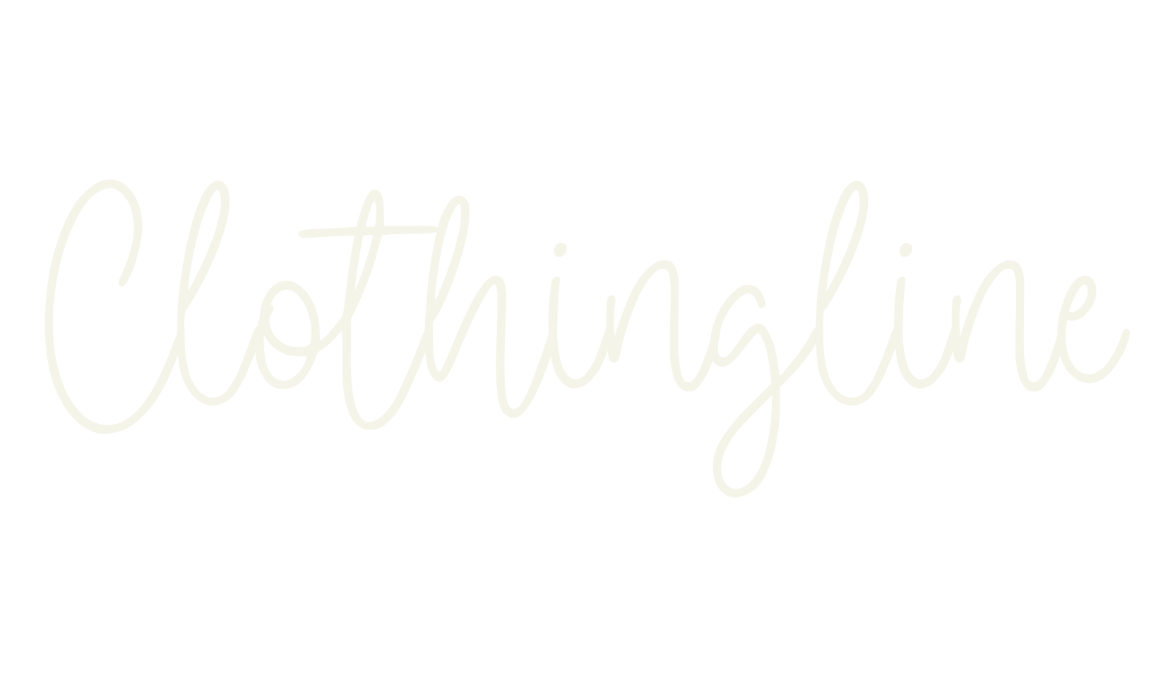 Clothingline, fancy font preview