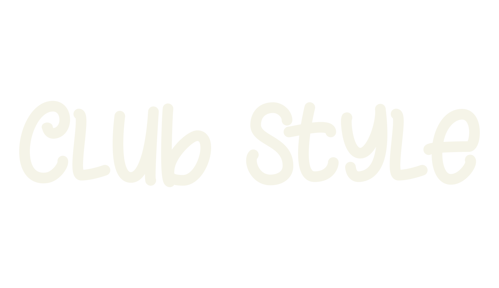 Club Style, handwritten font preview