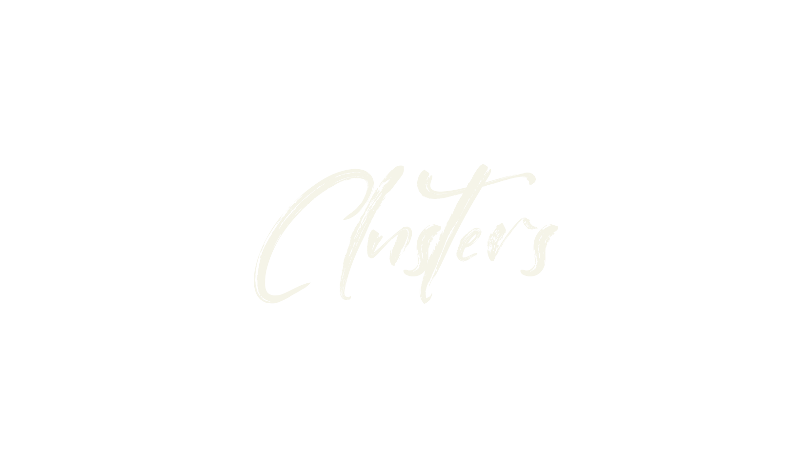Clusters, fashion script font preview