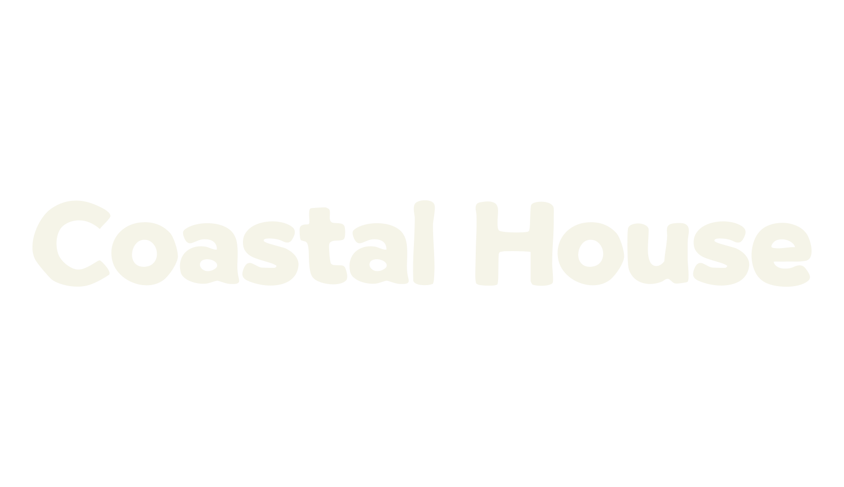 Coastal House, retro font preview
