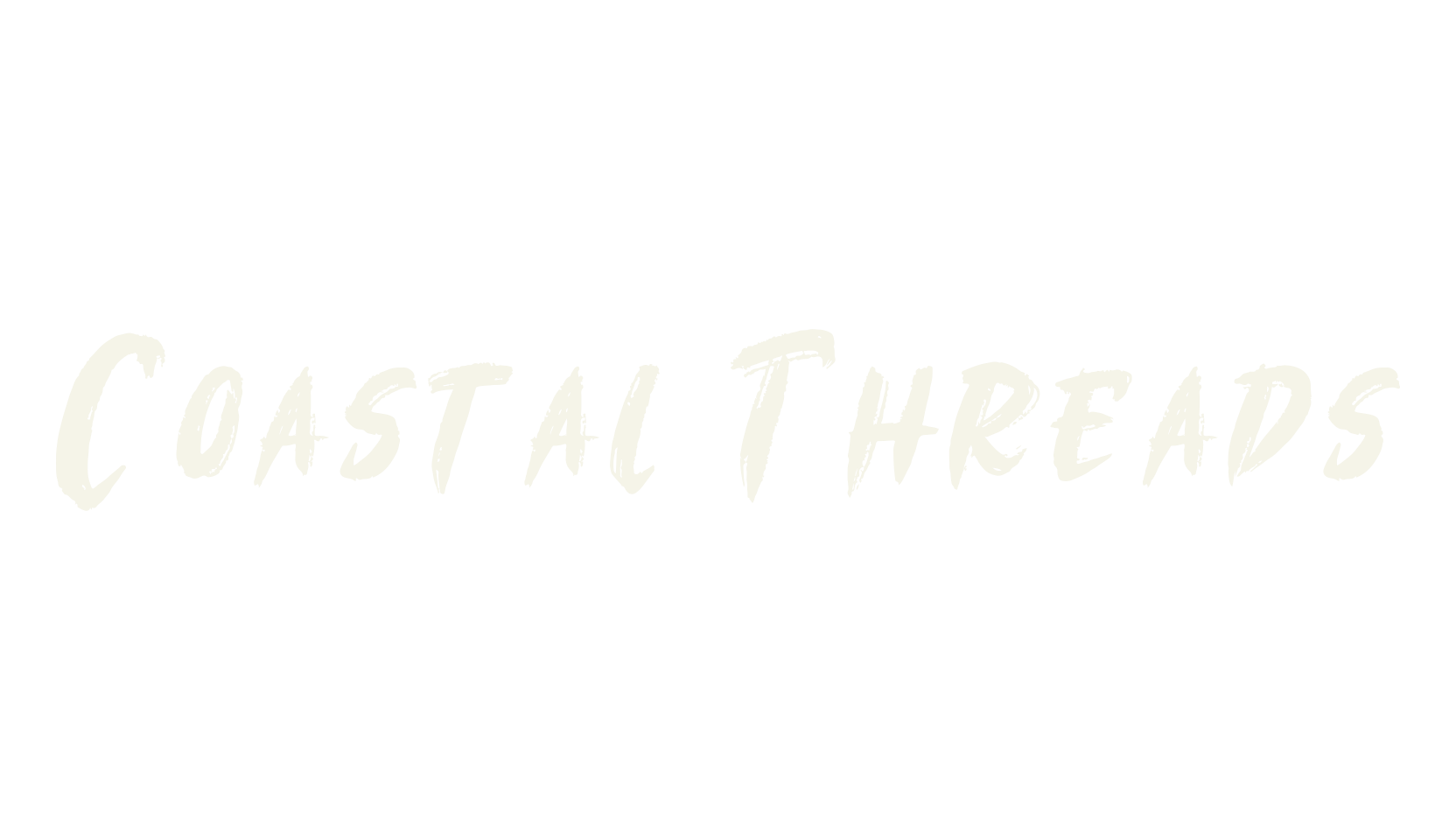 Coastal Threads, 1990s font preview