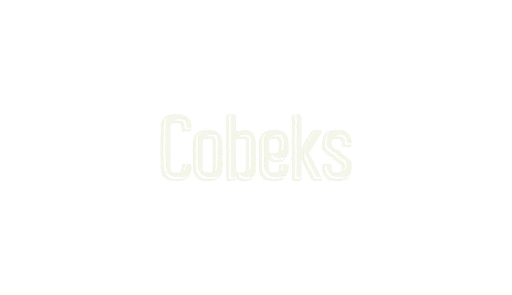 Cobeks, quirky font preview