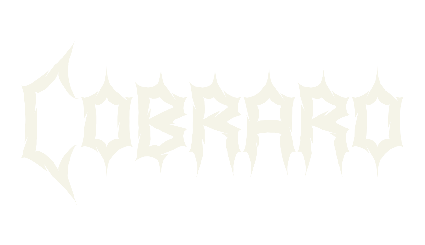 Cobraro, custom font preview