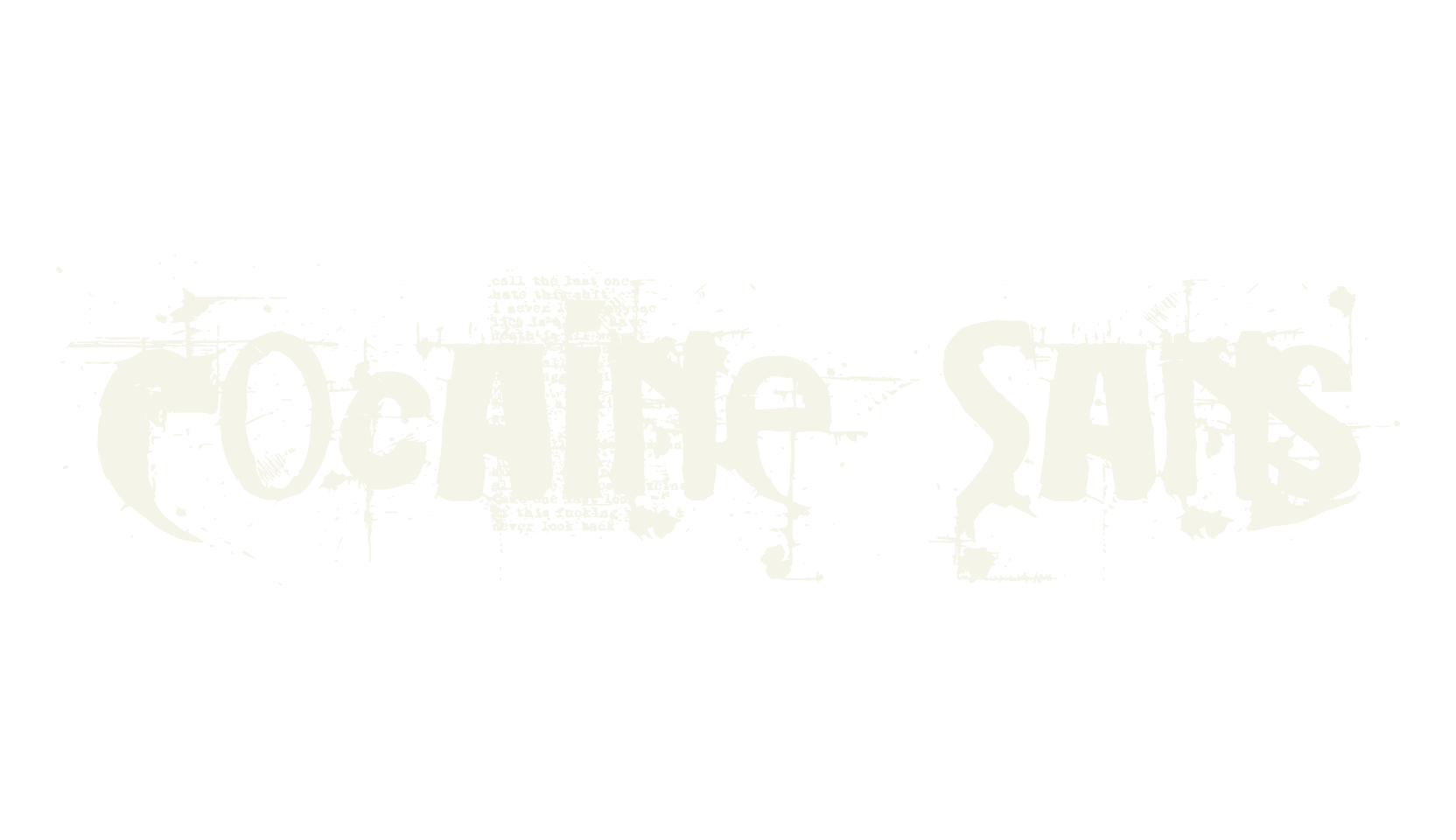 Cocaine Sans, display market font preview