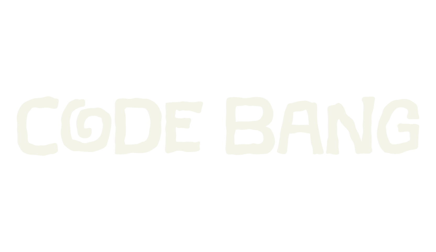 Code Bang, handwritten font preview