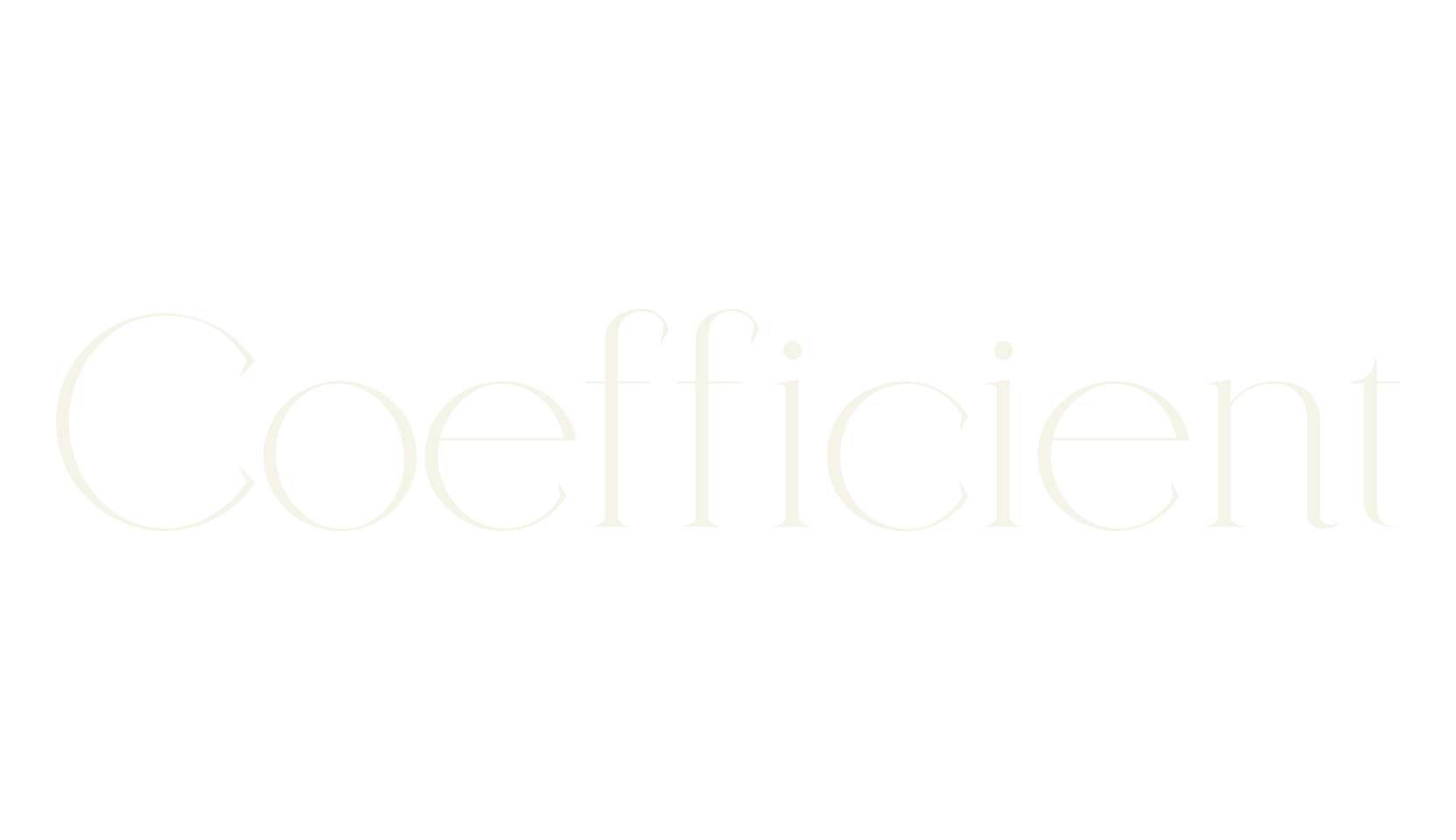 Coefficient, serif font preview