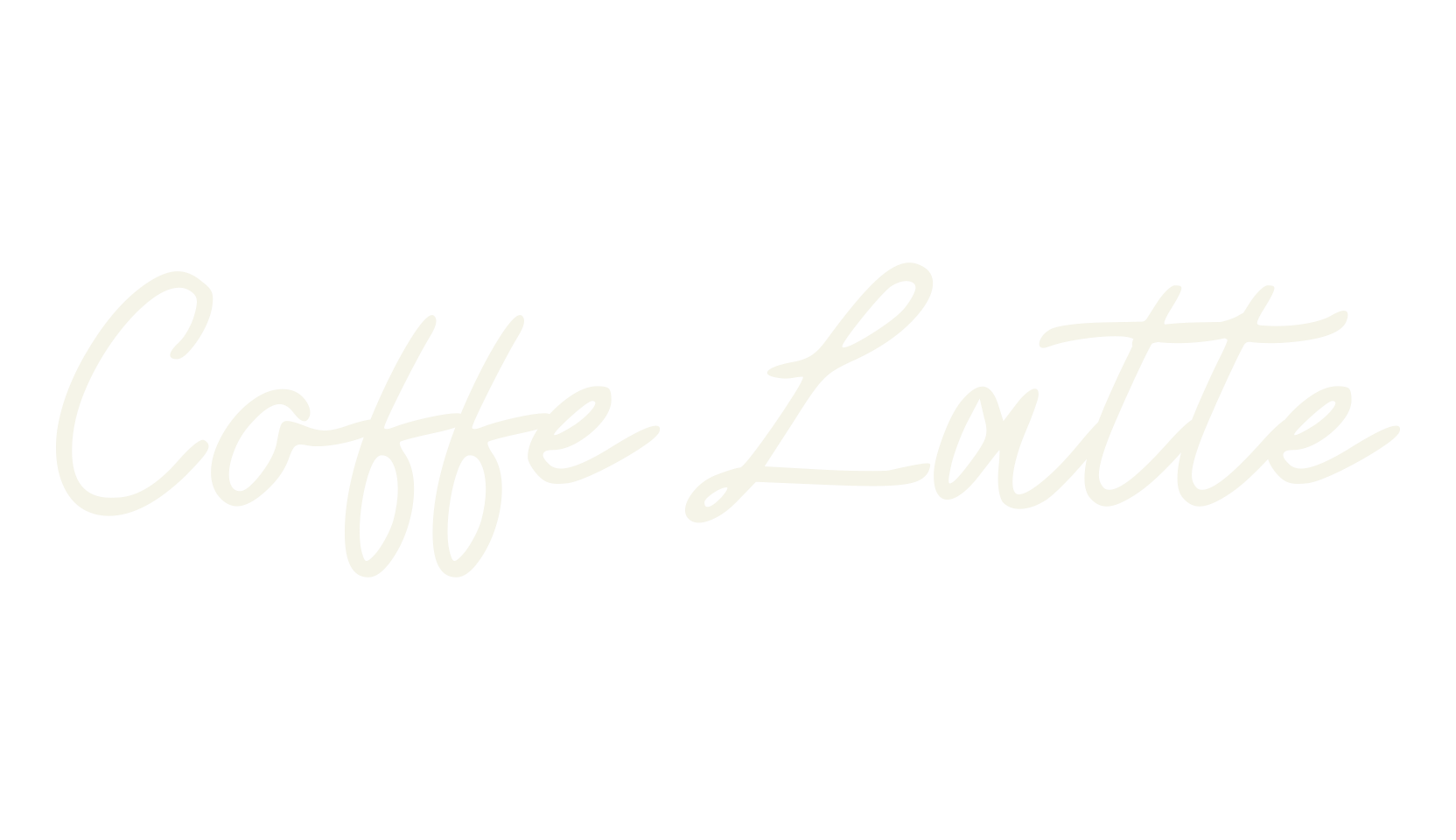 Coffe Latte, love font preview