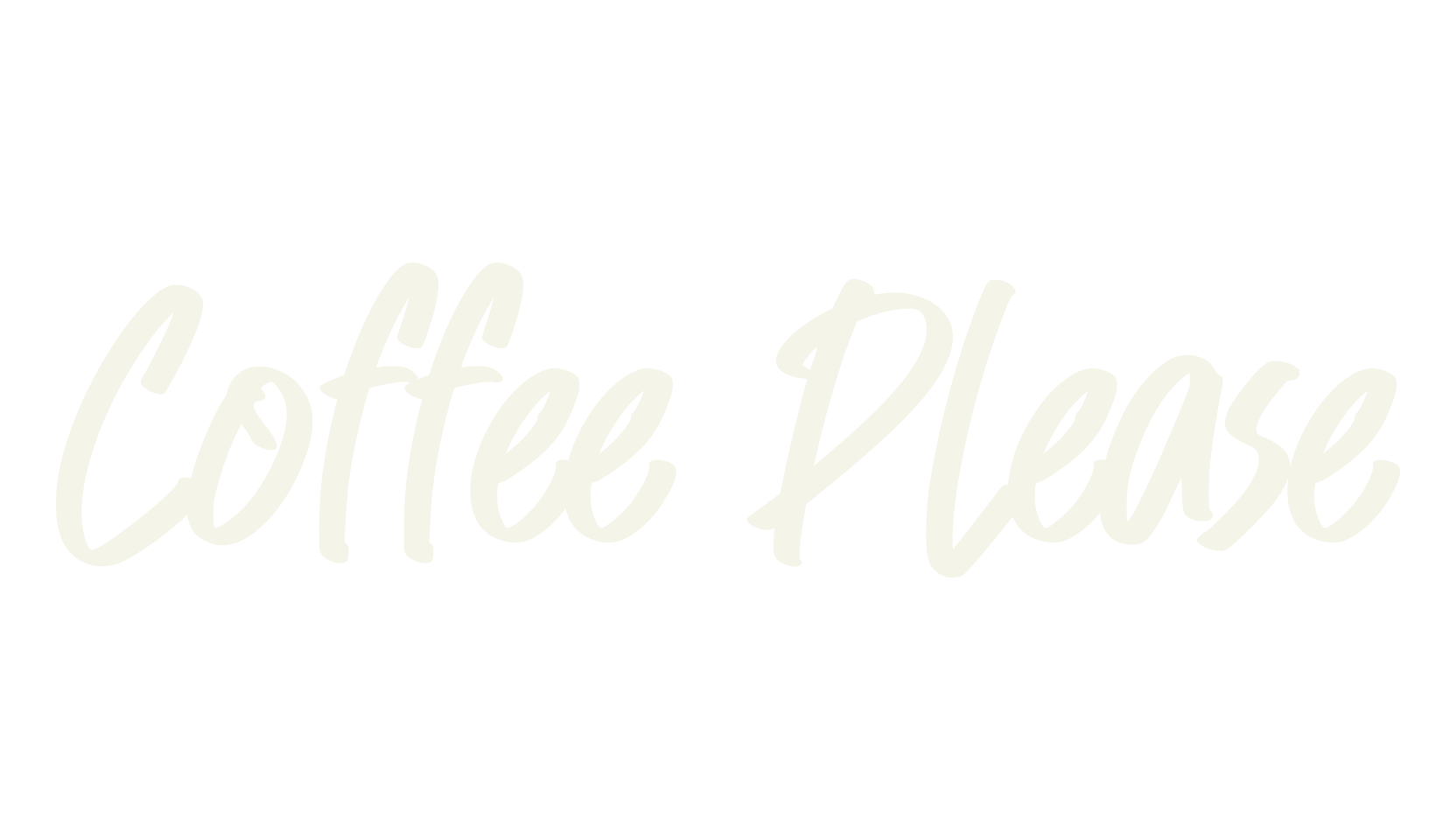 Coffee Please, stylish font preview