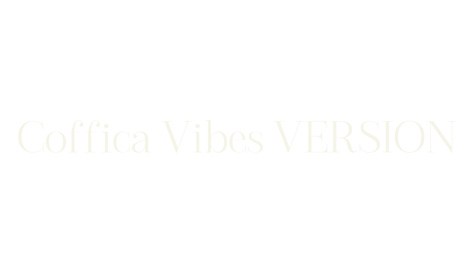 Coffica Vibes VERSION, serif font preview