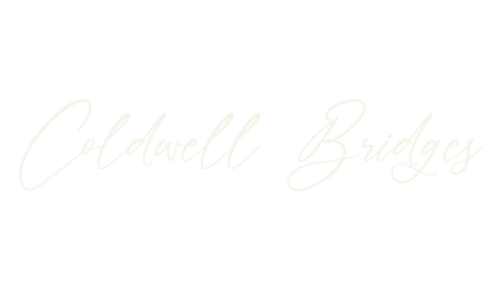 Coldwell Bridges, script font preview
