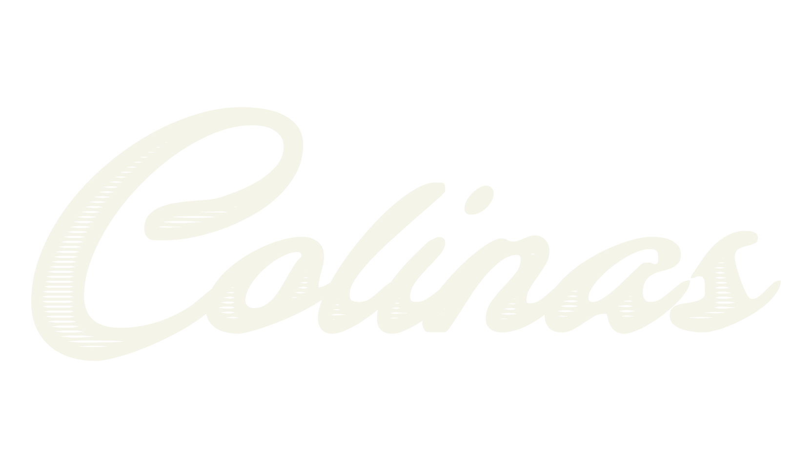 Colinas, fashion script font preview