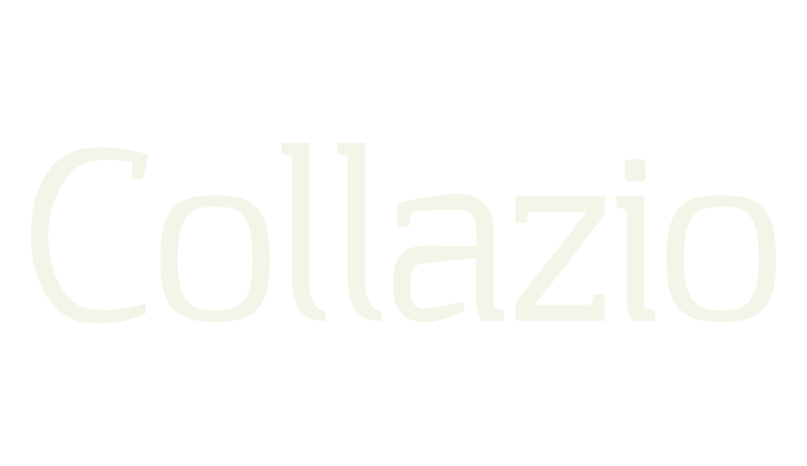 Collazio, slab-serif font preview