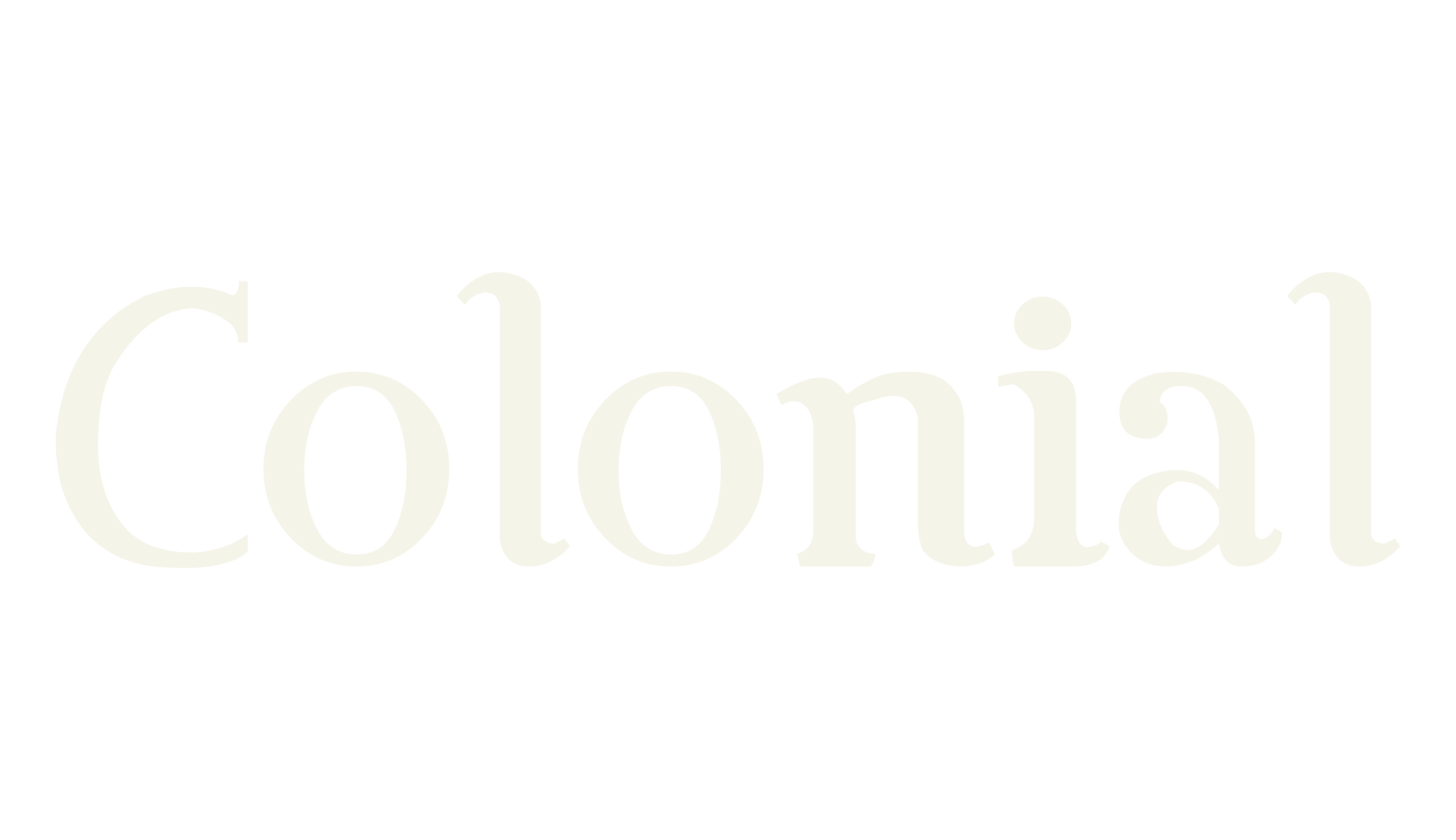 Colonial, art deco font preview