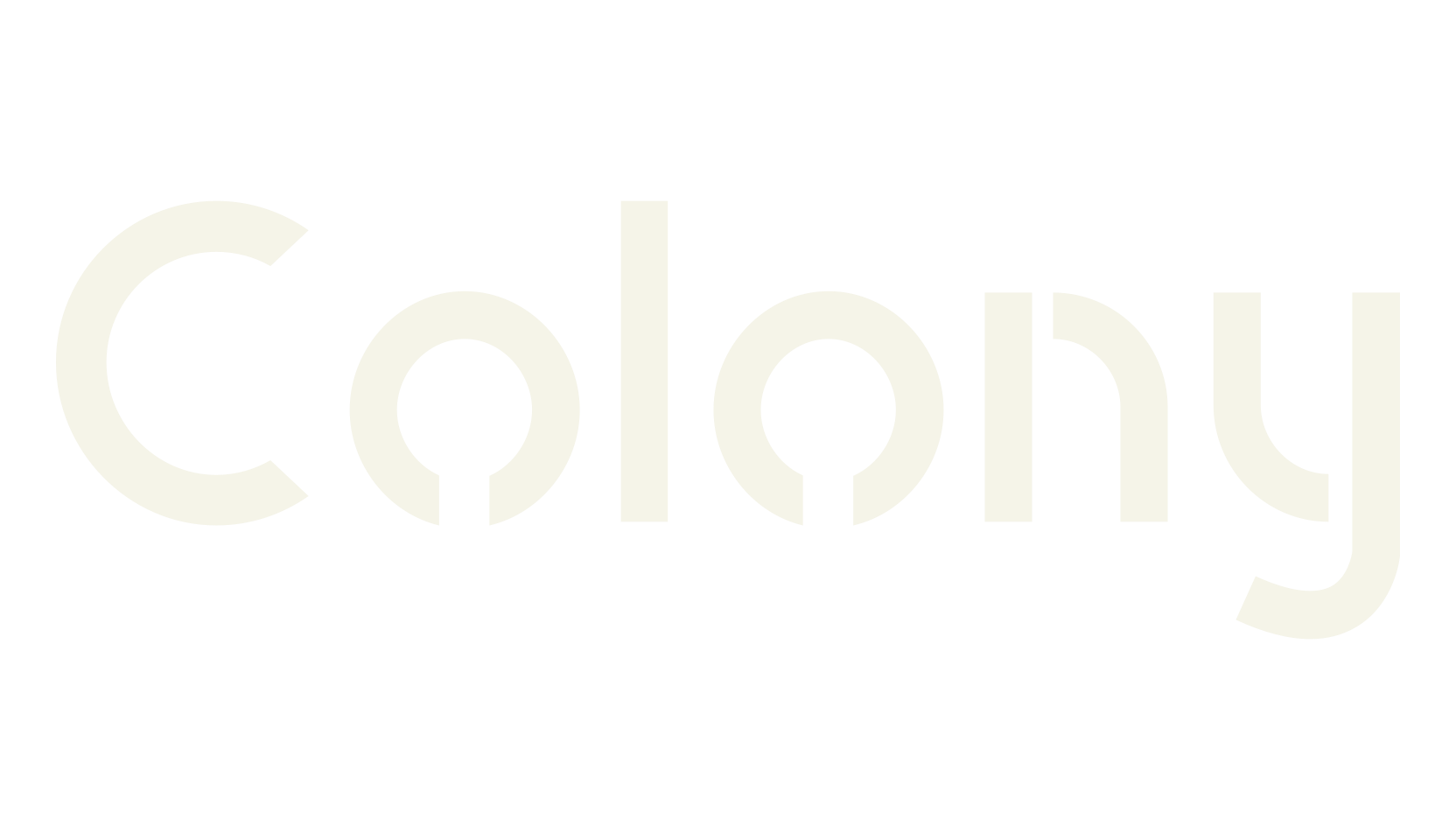 Colony, stencil font preview