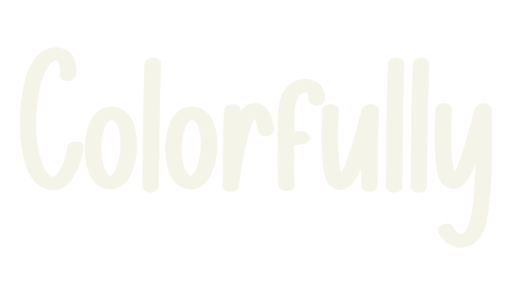Colorfully, handwriting font preview