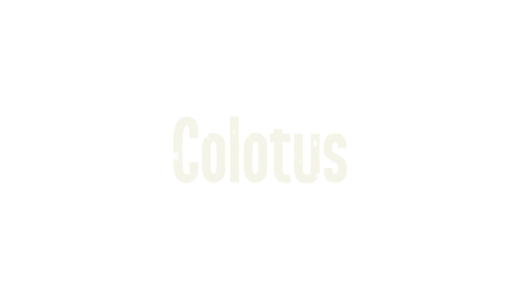 Colotus, handwritten font preview
