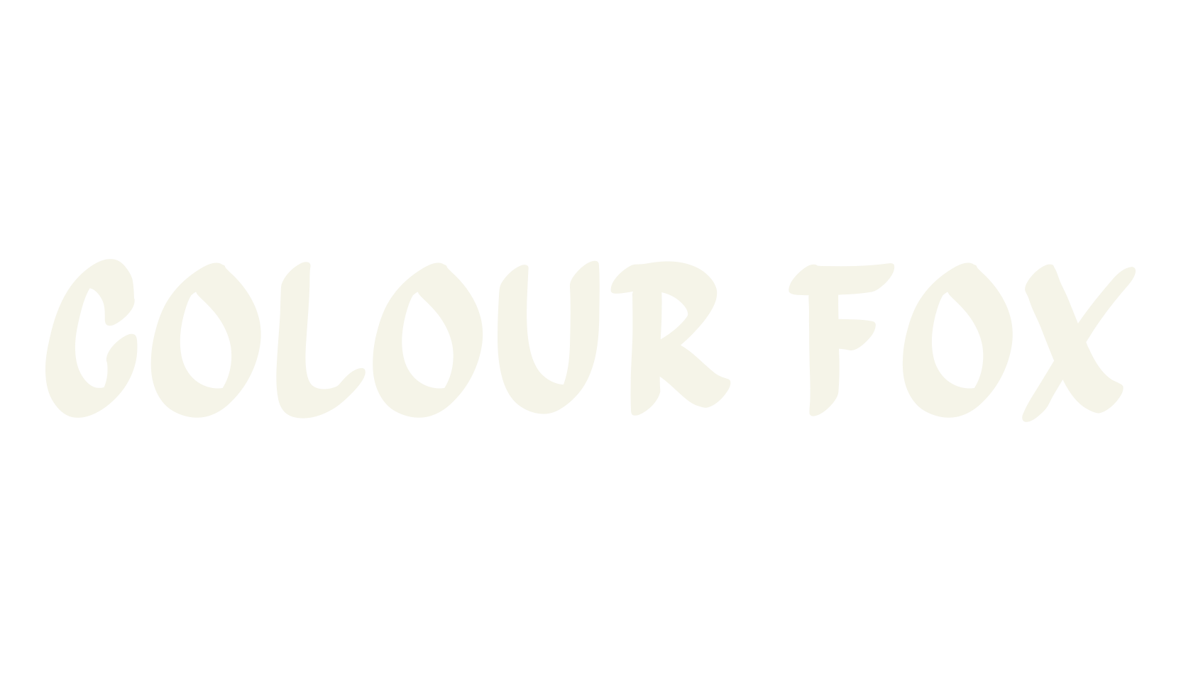 COLOUR FOX, handwriting font preview