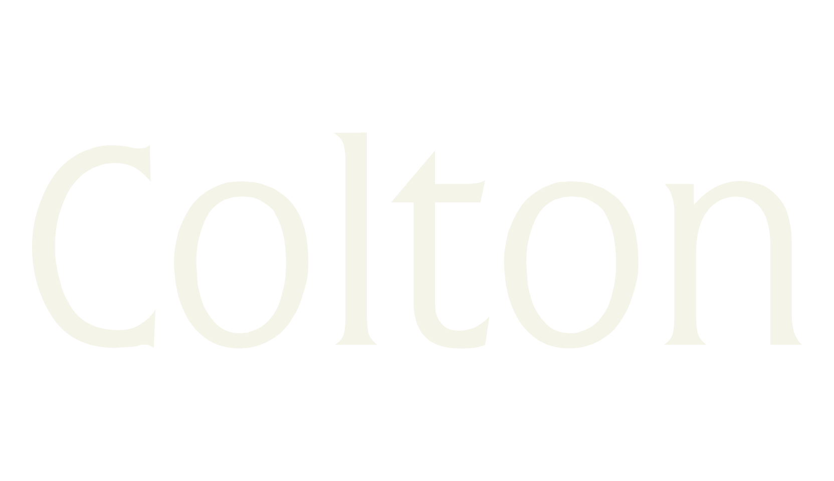 Colton, serif font preview
