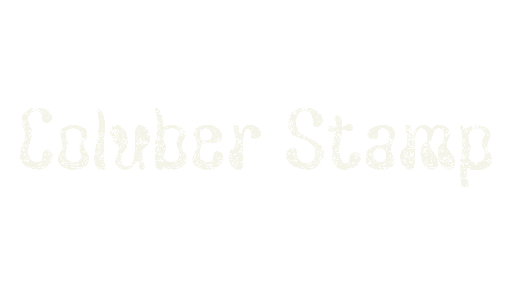 Coluber Stamp, vintage font preview