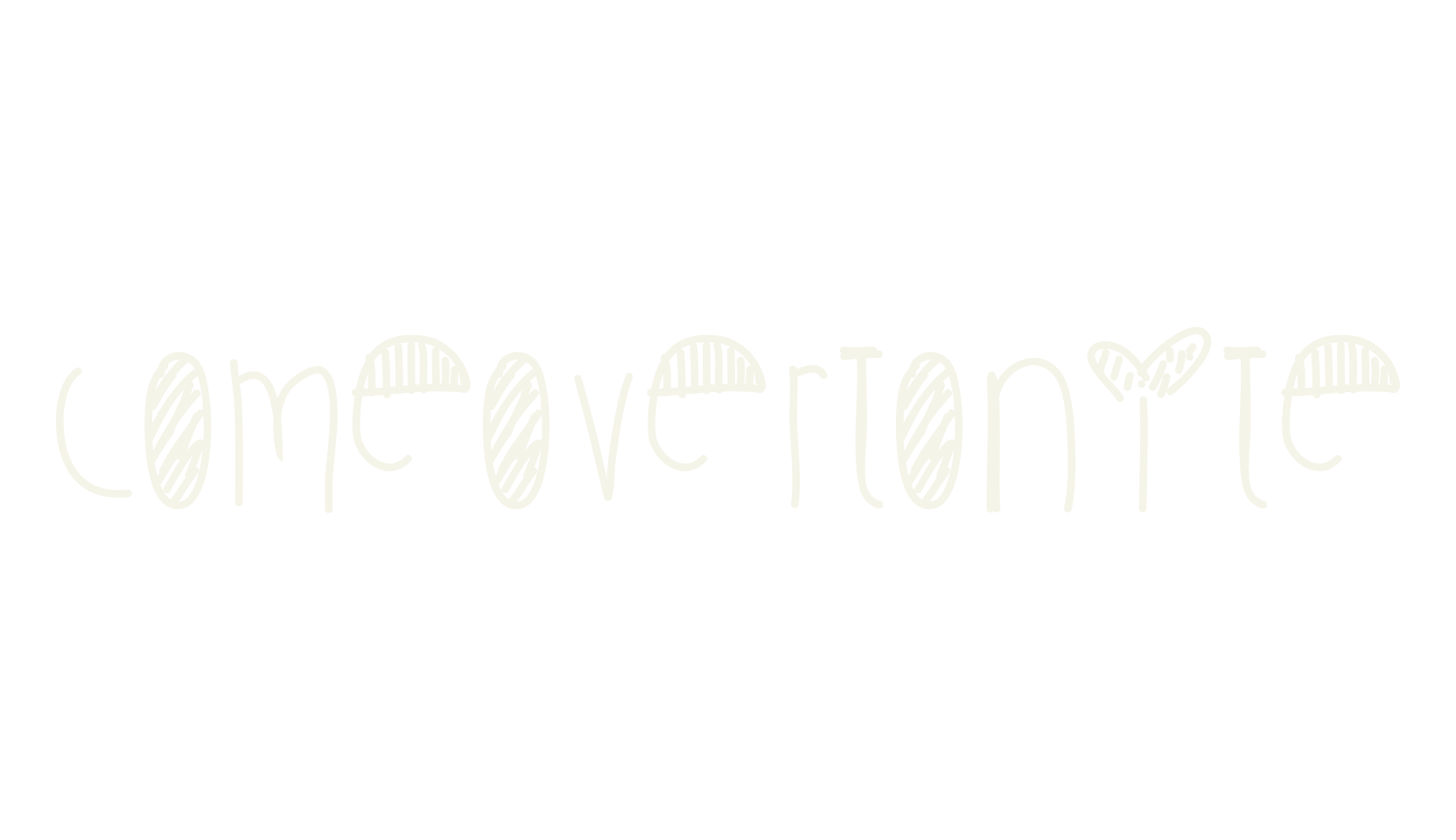 ComeOverTonite, handwritten font preview