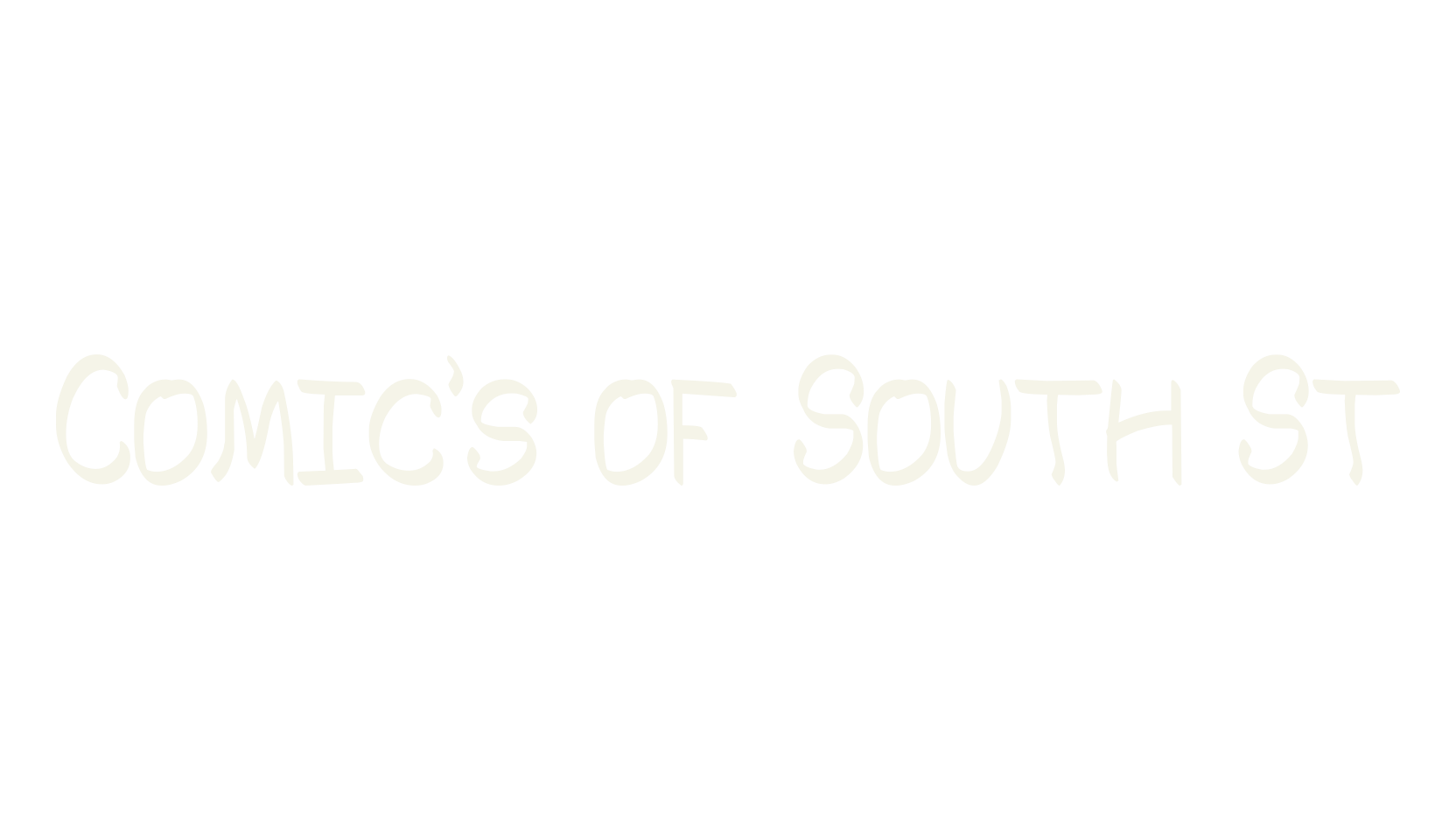 Comic's of South St, comic font preview