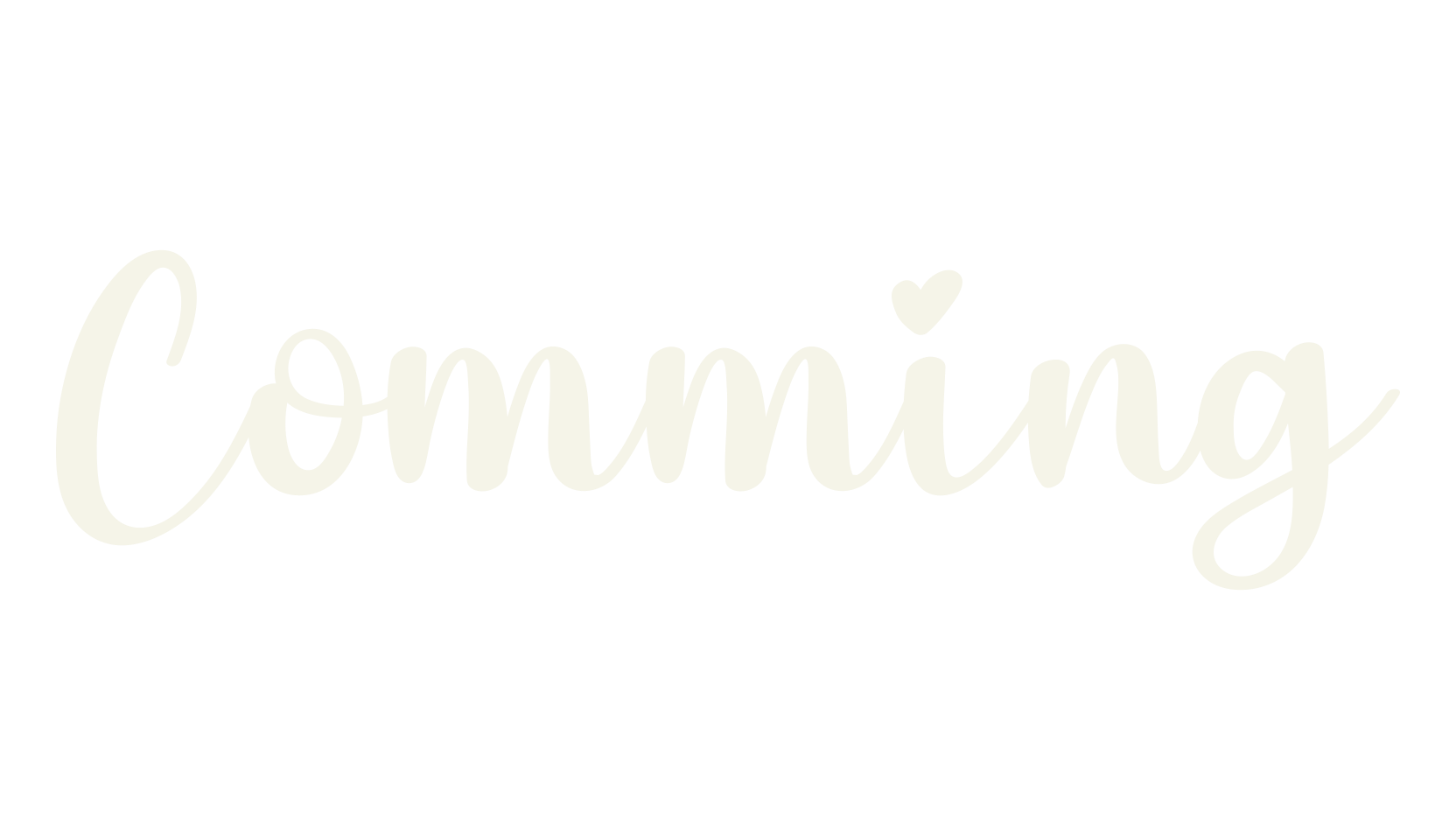 Comming, fashion script font preview
