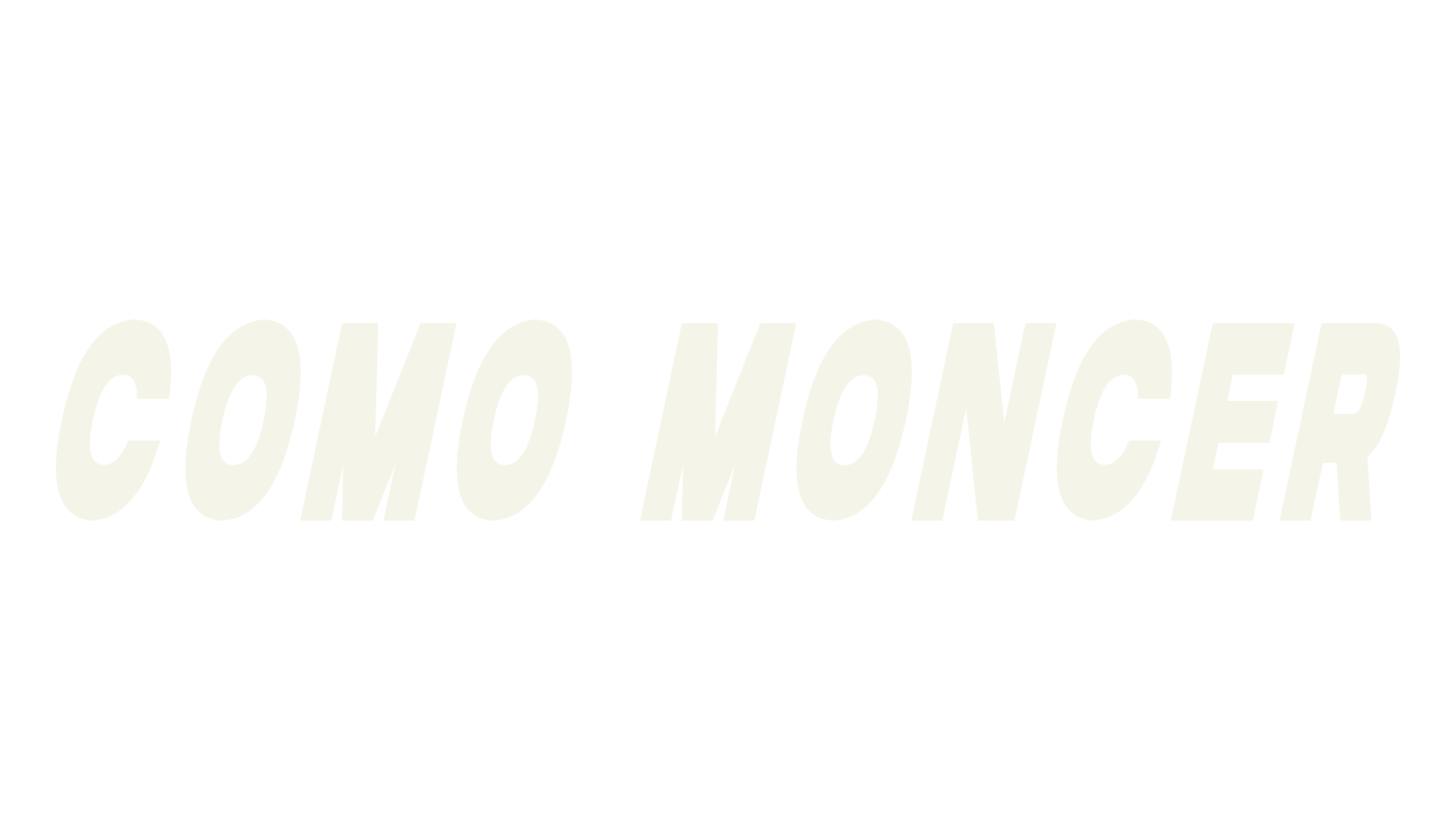 Como Moncer, sans serif font preview
