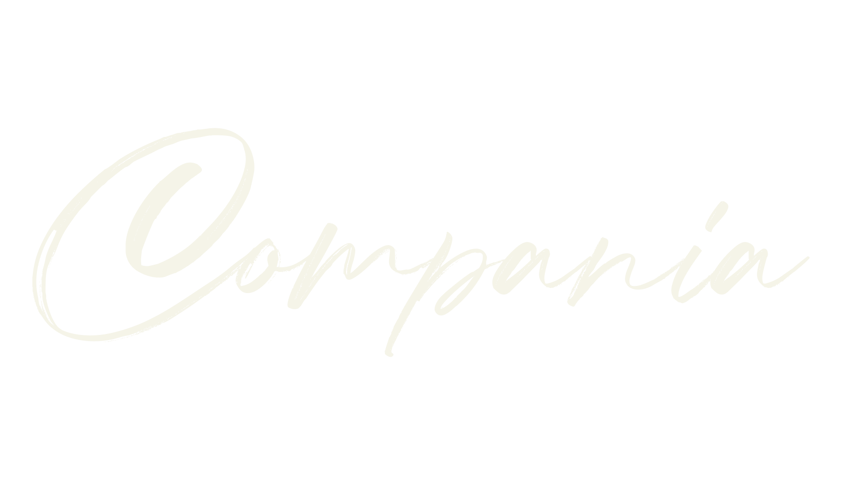 Compania, handwritten font preview