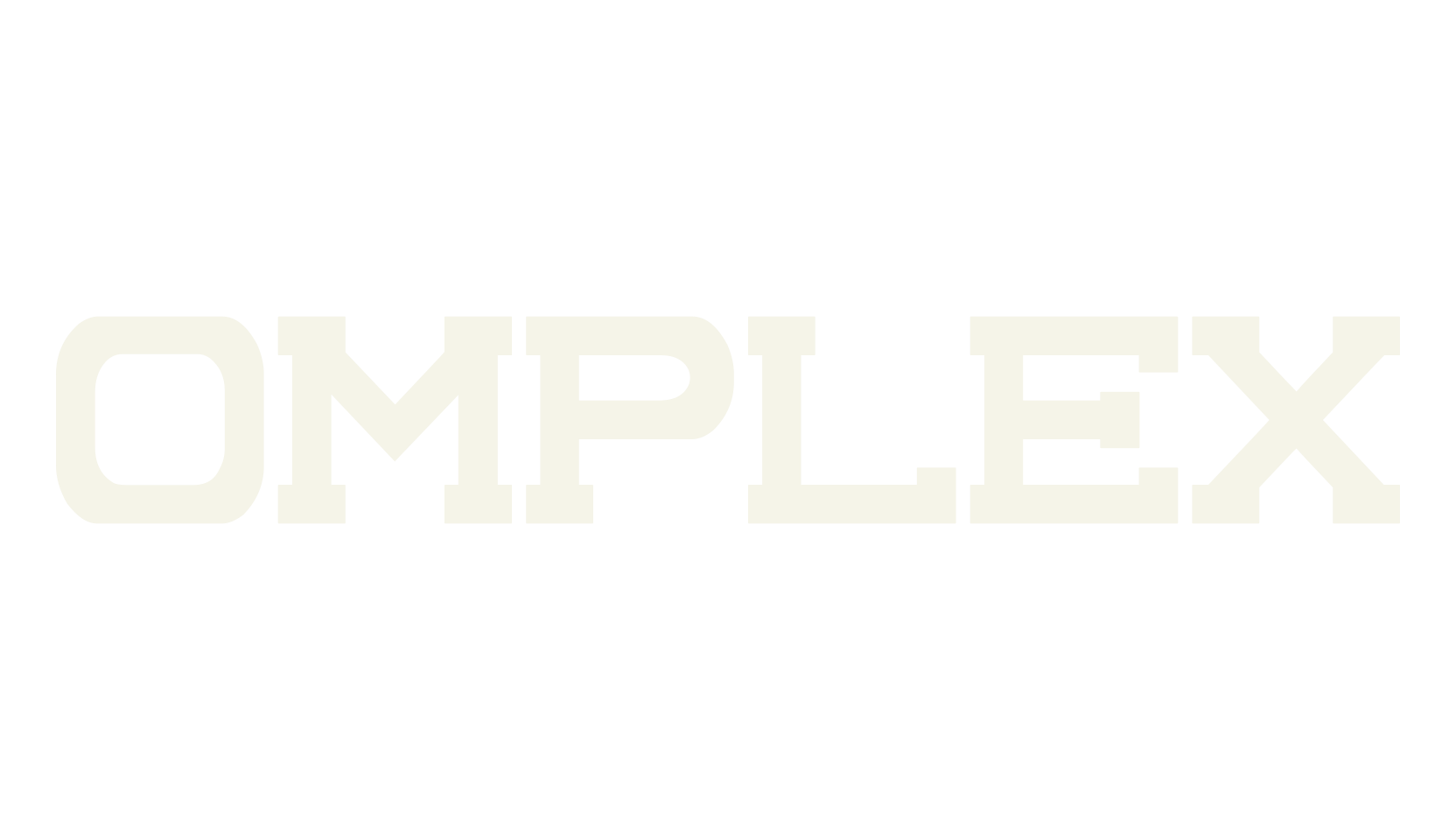 Complex, serif font preview