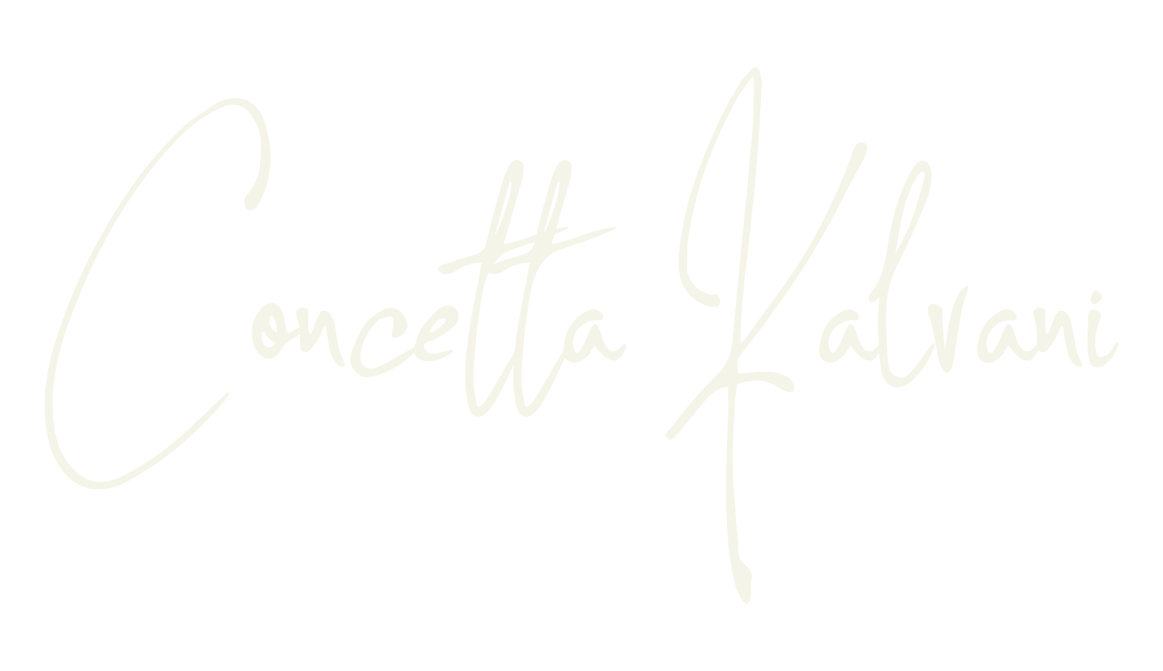 Concetta Kalvani, hand lettering font preview